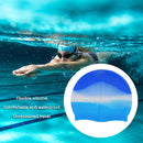 #A Silicone Swimming Caps for Adults Women Men Summer Pool Bathing Hair Ear Hat