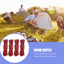 4pcs Wind Rope with S-Shaped Hooks Outdoor Camping Hiking Tent Wind Rope Buck