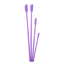 Sampling Makeup Small Rubber Spatula Mini Silicone Spatula Set Thin Jar Scraper