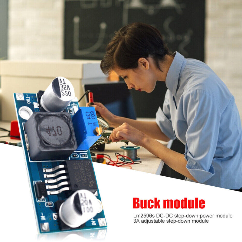 LM2596 Step Down Buck Converter 24V 12V 5V 3V Adjustable Buck Module Regulator