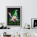 5D DIY Diamond Painting Kits Full Round Drill Green Gnome Mosaic Picture Cr