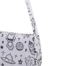 Fashion Women Cow Spotted Printing Underarm Bag Casual Small Handbag (D)
