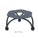 Retro Sealing Wax Furnace Tripod Iron Fire Paint Seal Stamp Stove (Black) Newly