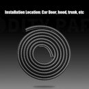 5m Car Door Anti Collision Strip with Steel Disc Scratch Protector (Black)
