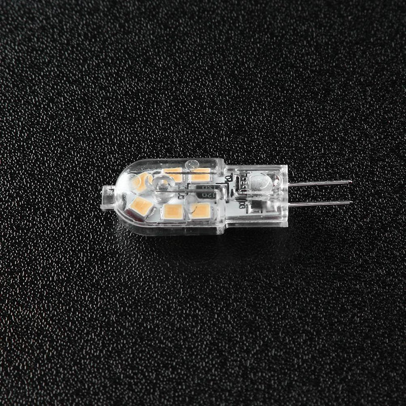 G4 200LM 2W SMD2835 12LED Corn Bulb for Crystal Lamp Chandelier (DC 12V WW)