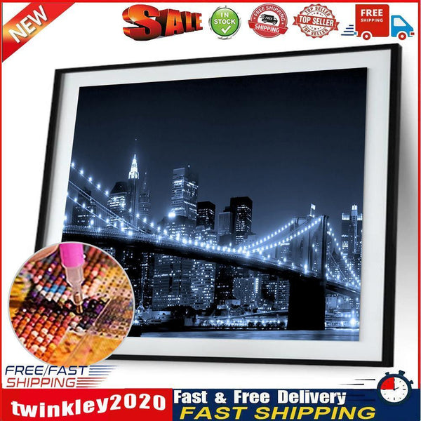 City Night Scenes 5D Diamond DIY Painting Craft Kit Home Decor Newly