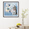 Canvas Paint By Numbers White Cat Oil Hand Painted Drawing Kit Home Decorat