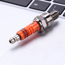 Powerful 3 electrode motorcycle spark plug A7TC for 50cc-150cc ATV
