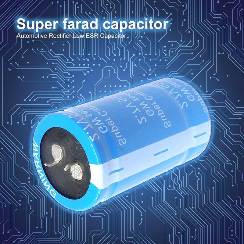 2.7V 500F 60x35mm ESR Electrolytic Farad Capacitor Electronic Components Newly