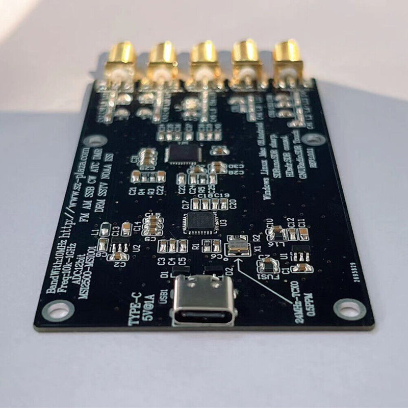 AM FM Band Receiver Board Built-in 24M-TCXO 0.5PPM for Windows/Linux/Android