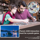 1000 Pieces Paper Jigsaw Puzzles Night Seaside Adults Kids Assembling Picture