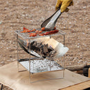 Portable Camping BBQ Net Stainless Steel Barbecue Grill Net (Single Net) Newly