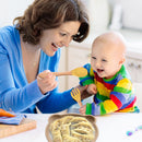 Children Dishes Baby Silicone Sucker Feeding Bowl Kid Dining Plate (Coffee)