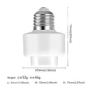 B2Q0 For Google Lamp Bases WiFi Smart Bulb Holder E27 Light Lamp Socket Adapter