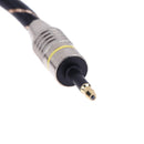 3.5mm Digital Optical Audio Cable Mini Toslink to Toslink Optic Cable(2m) Newly