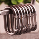 Safe Metal Camping Oval Hooks Carabiners Keychain Clip Hanging Buckle