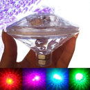 Unterwasser-Whirlpool-RGB-bunte LED-Schwimmbad-Licht-faule Spa-Disco-Lampe.