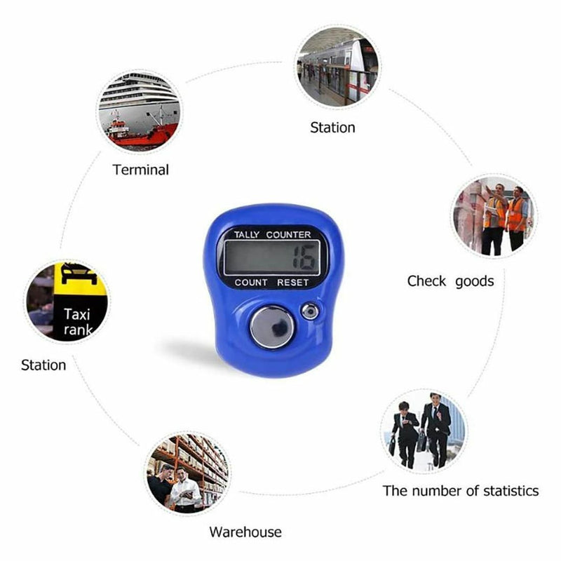 Weave Mini Random LCD Finger Counter Stitch Marker Digital Tally Counter