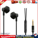 Sports Headphone Universal Phone Metal Headphones Ear Style(Black) Newly