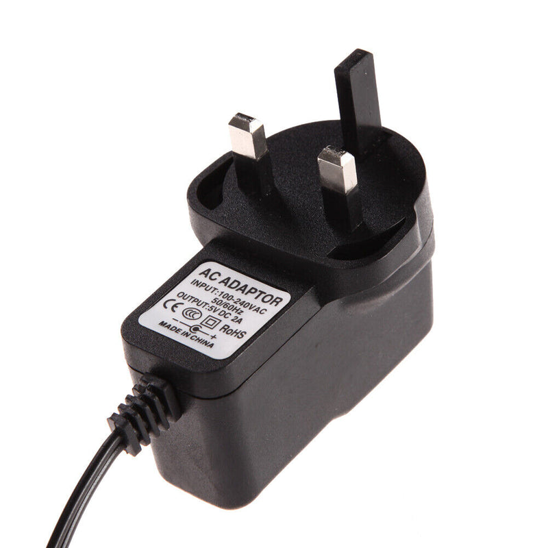 AC 100-240V Converter Adapter DC 5.5mm x 2.5MM 5V 2A 2000mA Charger UK Plug
