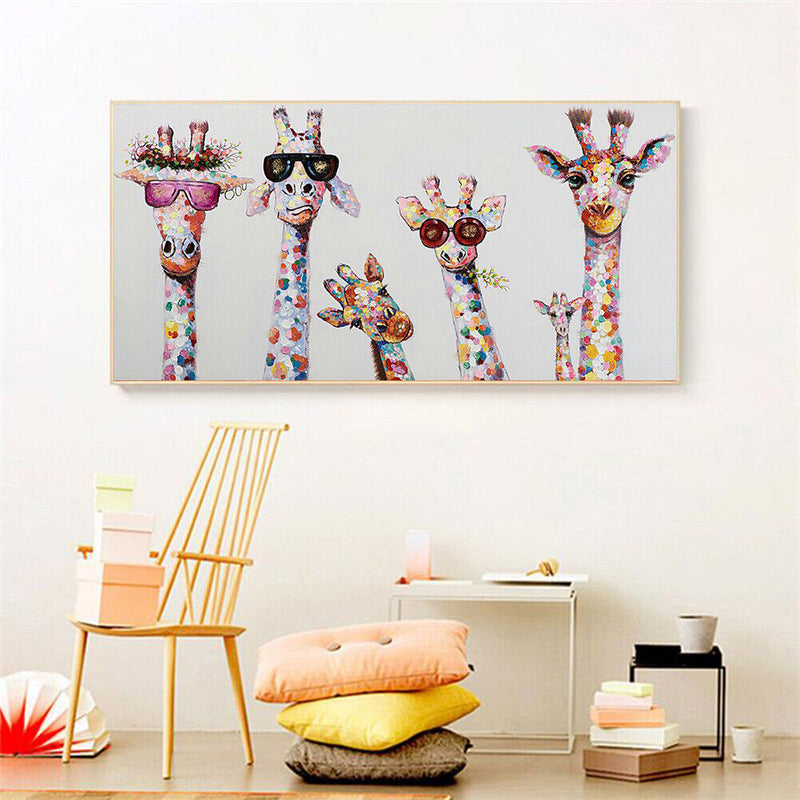 5D Diamond Painting Kit DIY Drawing Giraffe Family Full Square Drill Room Decor