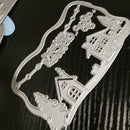 Metal Cutting Dies Cut Die Christmas Scene Scrapbook Paper Stencil Craft K0E2