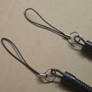 Metal Key Chain Retractable Clip Ring Stretchy Coil Spring S L0Z0 Keyring N4Y0