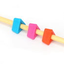 1 Set Knitting Needles Point Caps Needle Tip Stopper Protector Sewing Supplies