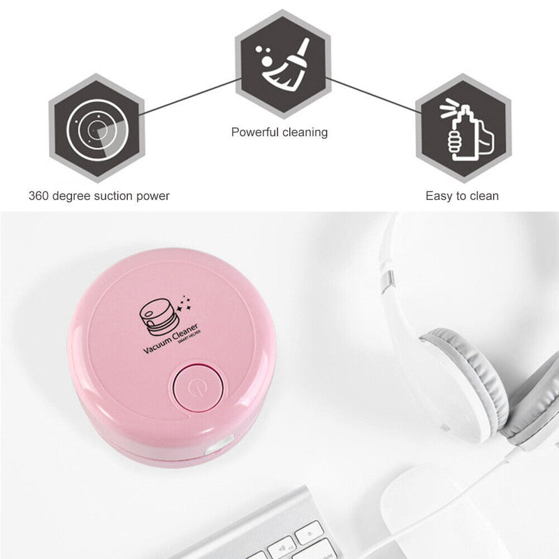 Portable Mini Dust Vacuum Desktop Cleaner Diamond Beads Sweeper (XCQ02) Newly