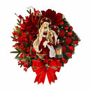 Acrylic Flat Printing Christmas Door Hanging Ornaments Wreath Printing Board