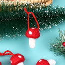 Decorations Wedding Xmas Tree Christmas Mushroom Mushroom Hanging Ornament Felt