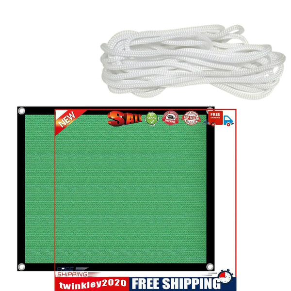 Sunblock Shade Cloth with Grommets Sail Canopy Awning UV Blockage (3x4m)
