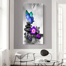 Stone Butterfly Oil Paint By Numbers Kits Canvas Picture DIY Wall Art Craft Set