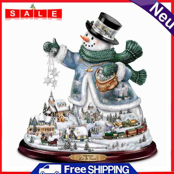 40x40cm DIY Paint By Number Kit Snowman Christmas Tree for Home Decoration Gift