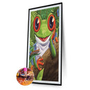 5D Diamond Painting Embroidery DIY Cartoon Smile Frog Mosaic Cross Stitch Newly