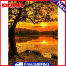 5D Diamond Painting Sunset Lake Full Square Rhinestone DIY Home Decoration Gift