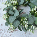 Imitation grass ring door trim small eucalyptus wreath D4H4