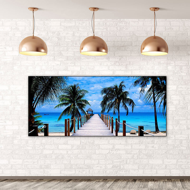 5D DIY Diamond Painting Full Square Drill Waterscape Wall Decor Rhinestone Ar