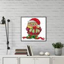 Partial Embroidery 2 Strands Stamped Cross Stitch Art Christmas Gift 14CT Kit