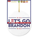 Hanging Ornament - Round Hanging Decorations Ornaments Pendant - Lets Go Bran