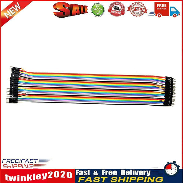 120pcs  Color Ribbon Line Breadboard Dupont Cable Jump Jumper Wire Newly