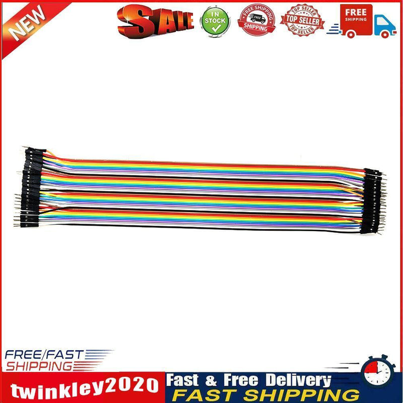 120pcs  Color Ribbon Line Breadboard Dupont Cable Jump Jumper Wire Newly