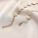 Family Jewelry Party Wedding Choker Boho Daisy Necklace Clavicle Necklace