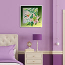 Framed Flowers Diamond Painting 5D DIY Special-shaped Partial Drill Art (YXC173)