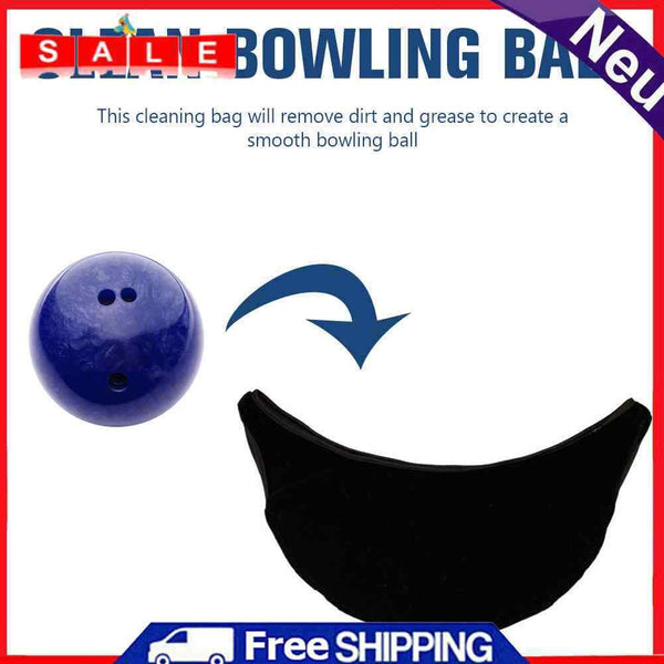 3 in 1 Bowling Wipe Bag Water-Absorbing Bowling Ball Polisher Sports Accessories