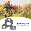 Outdoor Multi Tool Quick Knot Rope Buckle Hex Wrench Stainless Steel EDC Gear