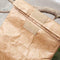 1PCS Yellow Kraft Paper Lunch Bag Reusable Durable J9H9 Insulated Thermal W6J7