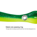 5pcs 10cm 6g Bionic Loach Fishing Artificial Crankbait Soft Baits (Green)