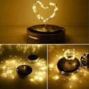 6x Solar Mason Jar Lights Hanging Bottle Lamp Garden Decor (Warm 10LED) Newly