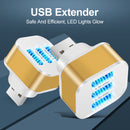 USB2.0 HUB Quick Charge 3-Port USB Splitter Mobile Phone Chargers Wall Adapter